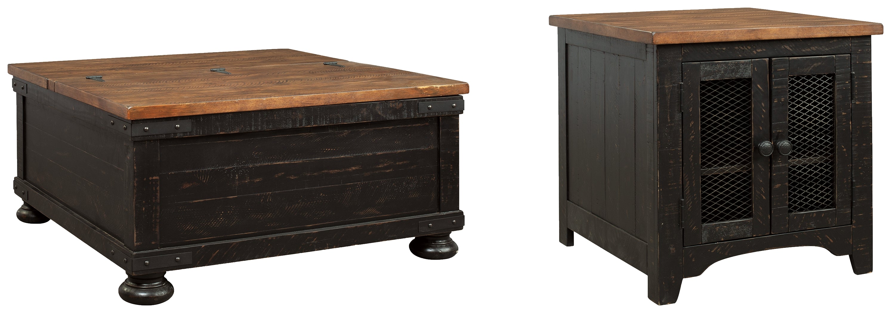Hoover Furniture Outlet - Ashley Furniture - Valebeck Coffee Table and End Table - Coffee Table and End Table - T468T3