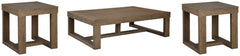 Hoover Furniture Outlet - Ashley Furniture - Cariton Coffee Table and 2 End Tables - Coffee Table and 2 End Tables - T471T1
