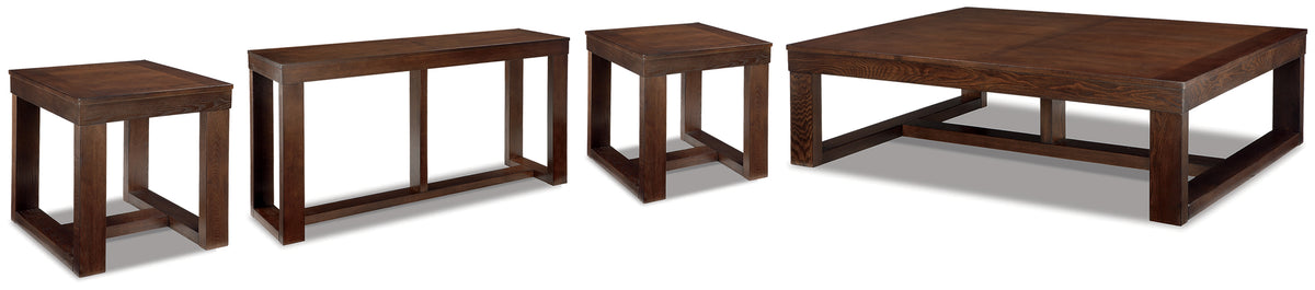 Hoover Furniture Outlet - Ashley Furniture - Watson Coffee Table and 2 End Tables with Console - Coffee Table and 2 End Tables with Console - T481T1
