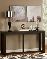 Hoover Furniture Outlet - Ashley Furniture - Watson Sofa/Console Table - Sofa Table / Dark Brown - T481-4