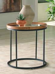 Hoover Furniture Outlet - Ashley Furniture - Noraluna End Table - Round End Table - T502-6