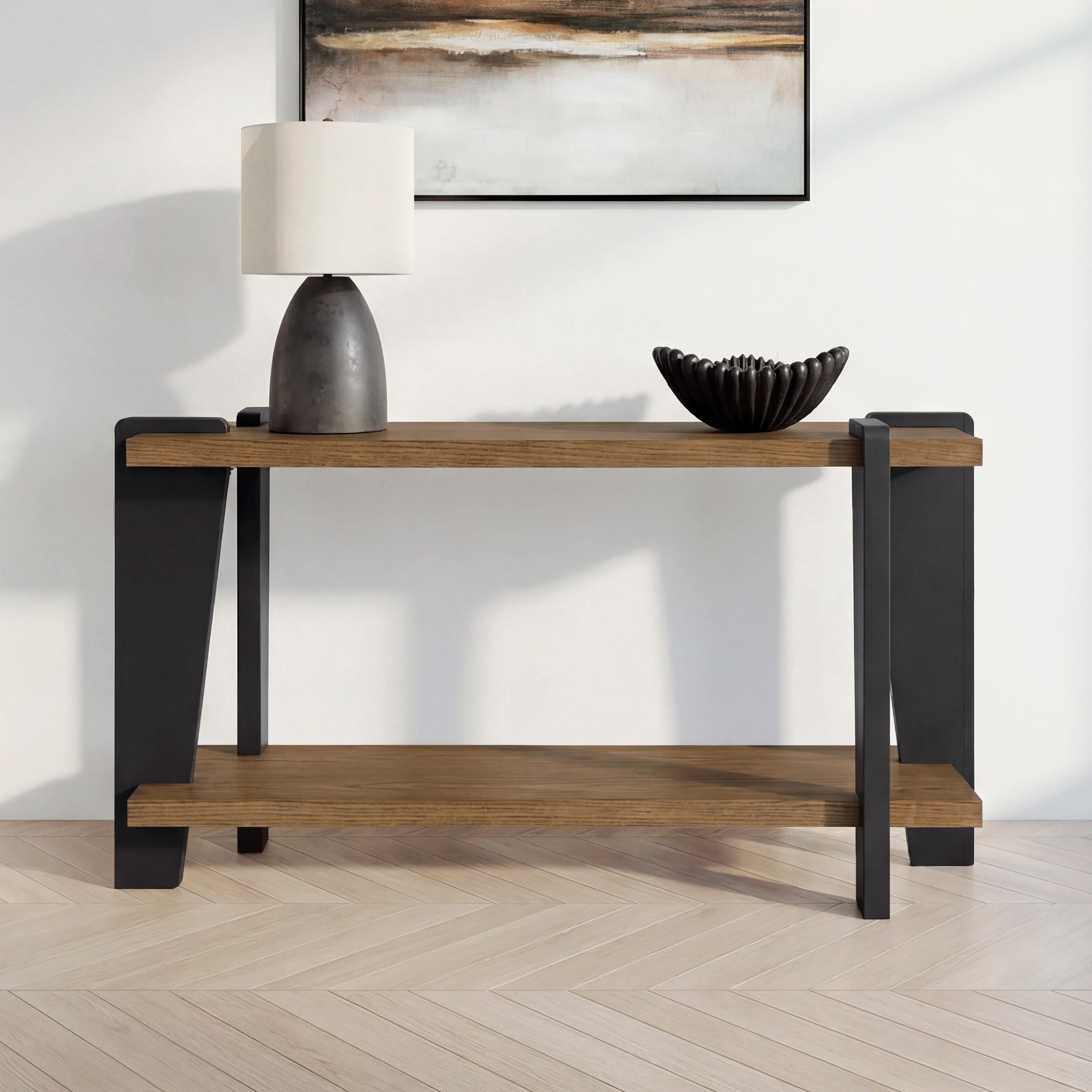 Hoover Furniture Outlet - Ashley Furniture - Weathermore Sofa Table - Sofa Table - T531-4