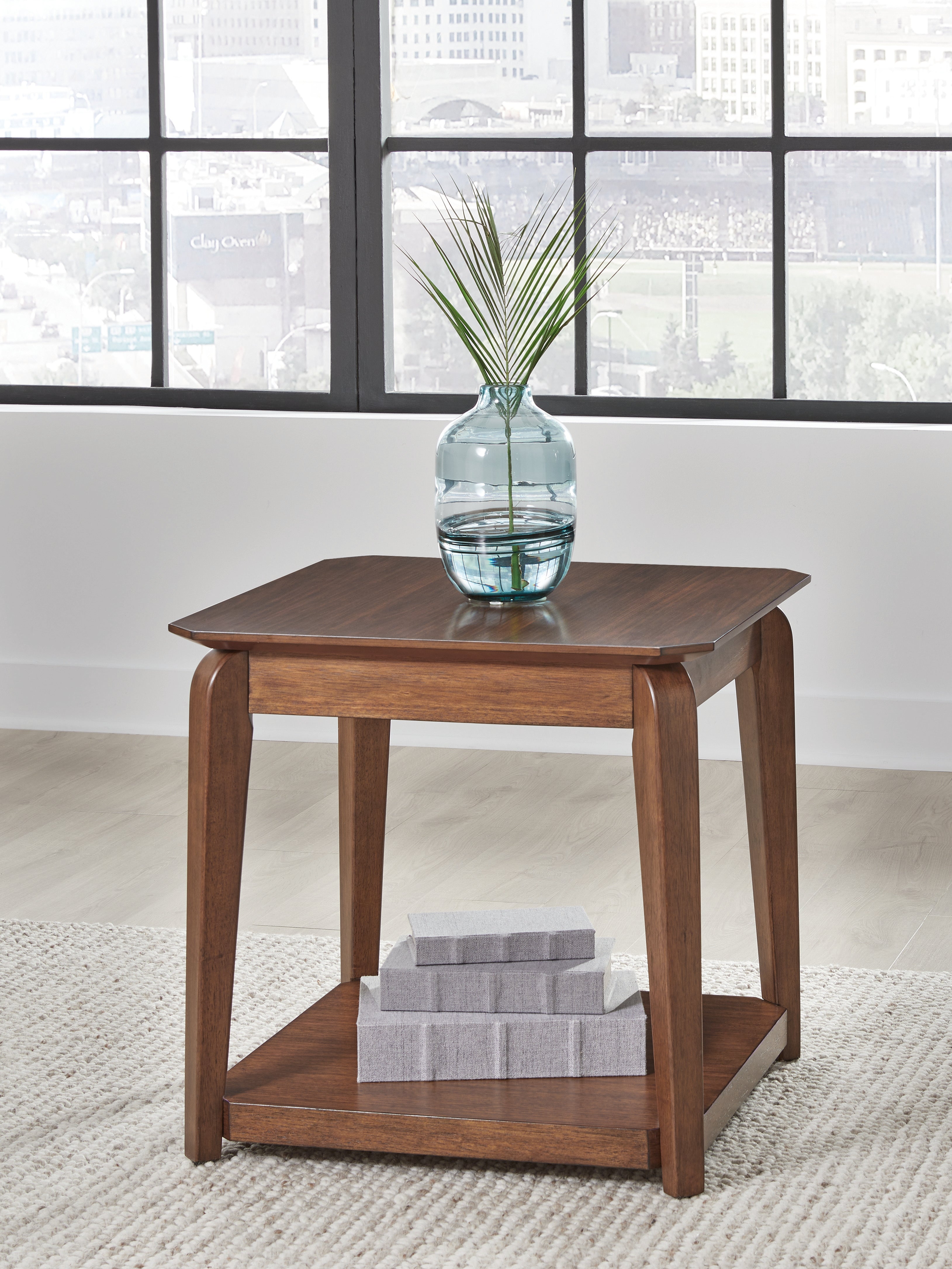 Hoover Furniture Outlet - Ashley Furniture - Trenmour End Table - Square End Table - T596-2