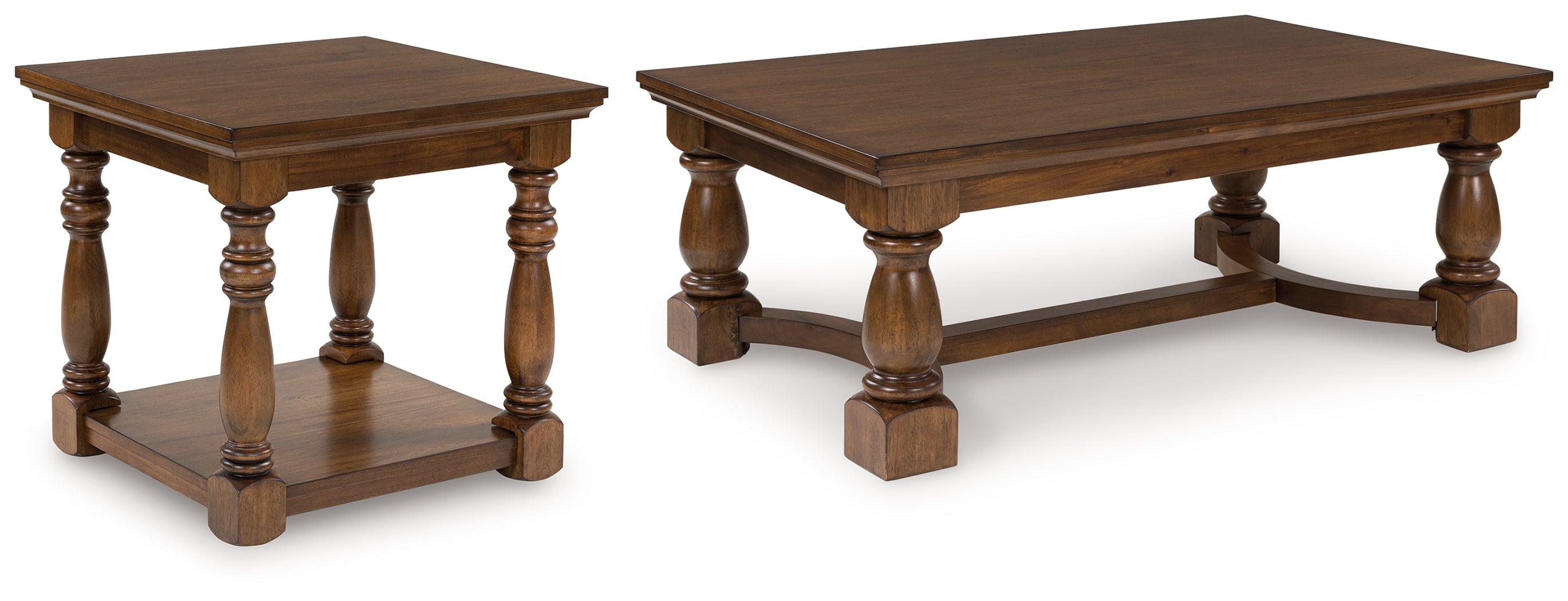 Hoover Furniture Outlet - Ashley Furniture - Sturlayne Coffee Table and End Table - Coffee Table and End Table - T609T1