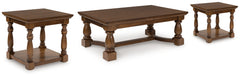 Hoover Furniture Outlet - Ashley Furniture - Sturlayne Coffee Table and 2 End Tables - Coffee Table and 2 End Tables - T609T2