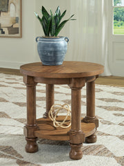 Hoover Furniture Outlet - Ashley Furniture - Chadworth End Table - Round End Table - T614-6