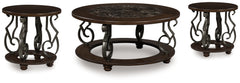 Hoover Furniture Outlet - Ashley Furniture - Frallyn Coffee Table and 2 Ends - Coffee Table and 2 Ends - T623T1