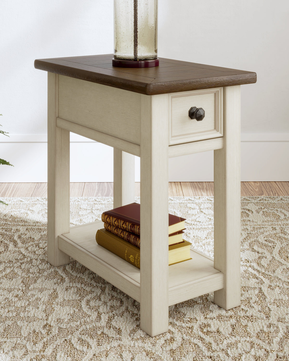 Hoover Furniture Outlet - Ashley Furniture - Bolanburg Chairside End Table - Chair Side End Table / Two-tone - T637-107