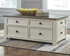 Hoover Furniture Outlet - Ashley Furniture - Bolanburg Coffee Table with Lift Top - Lift Top Cocktail Table / Two-tone - T637-20