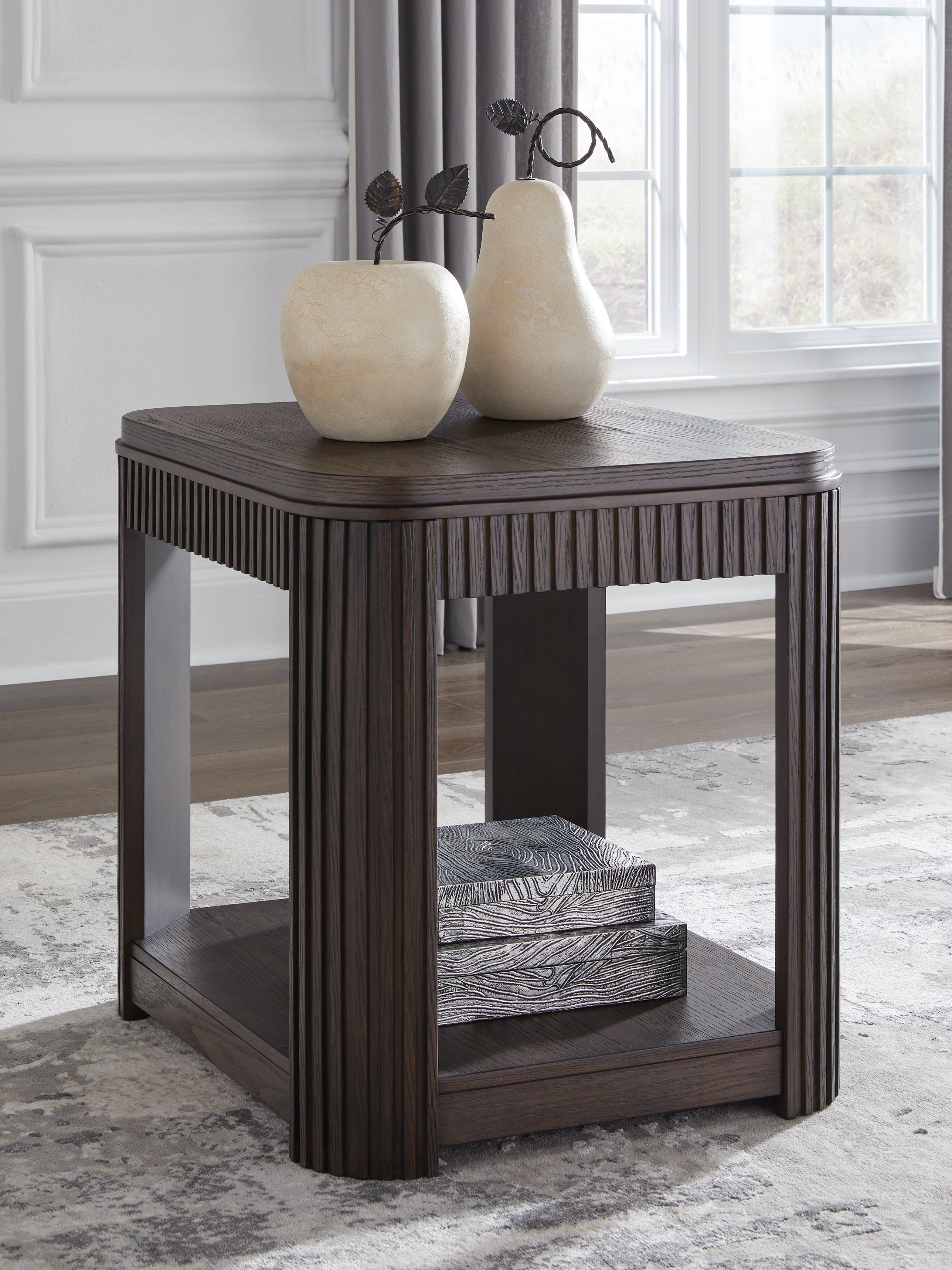 Hoover Furniture Outlet - Ashley Furniture - Carlibrie End Table - Rectangular End Table - T700-3