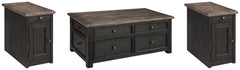 Hoover Furniture Outlet - Ashley Furniture - Tyler Creek Coffee Table and 2 Chairside End Tables - Coffee Table and 2 Chairside End Tables - T736T1