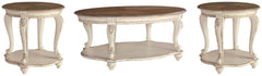 Hoover Furniture Outlet - Ashley Furniture - Realyn Coffee Table and 2 End Tables - Coffee Table and 2 End Tables - T743T1