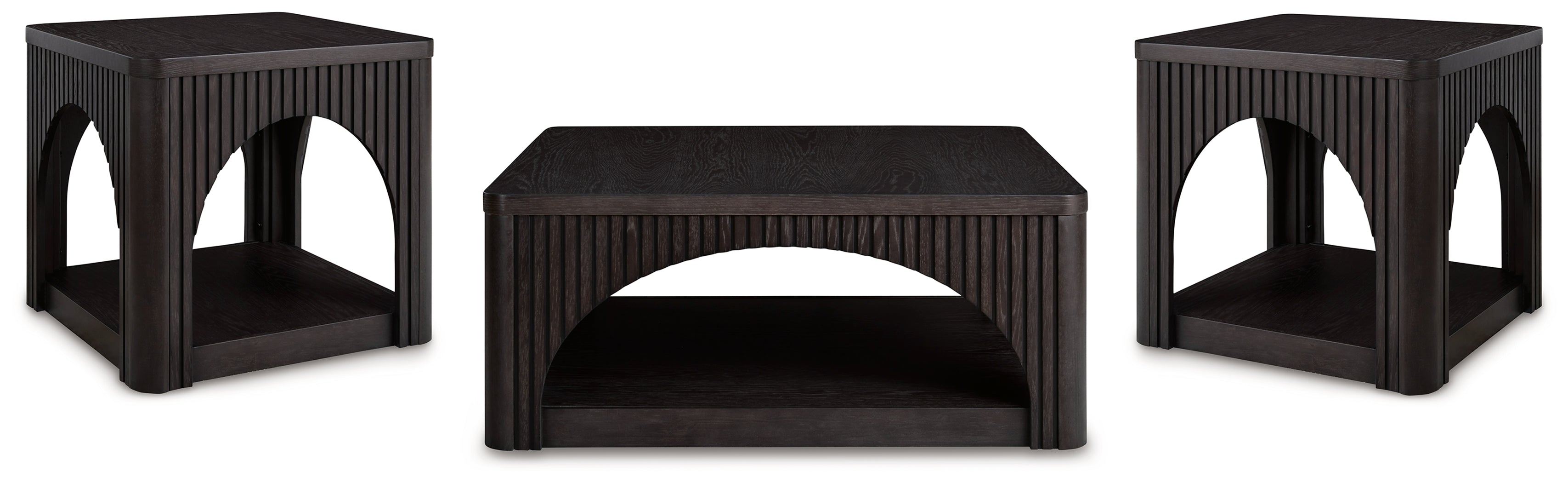 Hoover Furniture Outlet - Ashley Furniture - Yellink Coffee Table and 2 End Tables - Coffee Table and 2 End Tables - T760T1