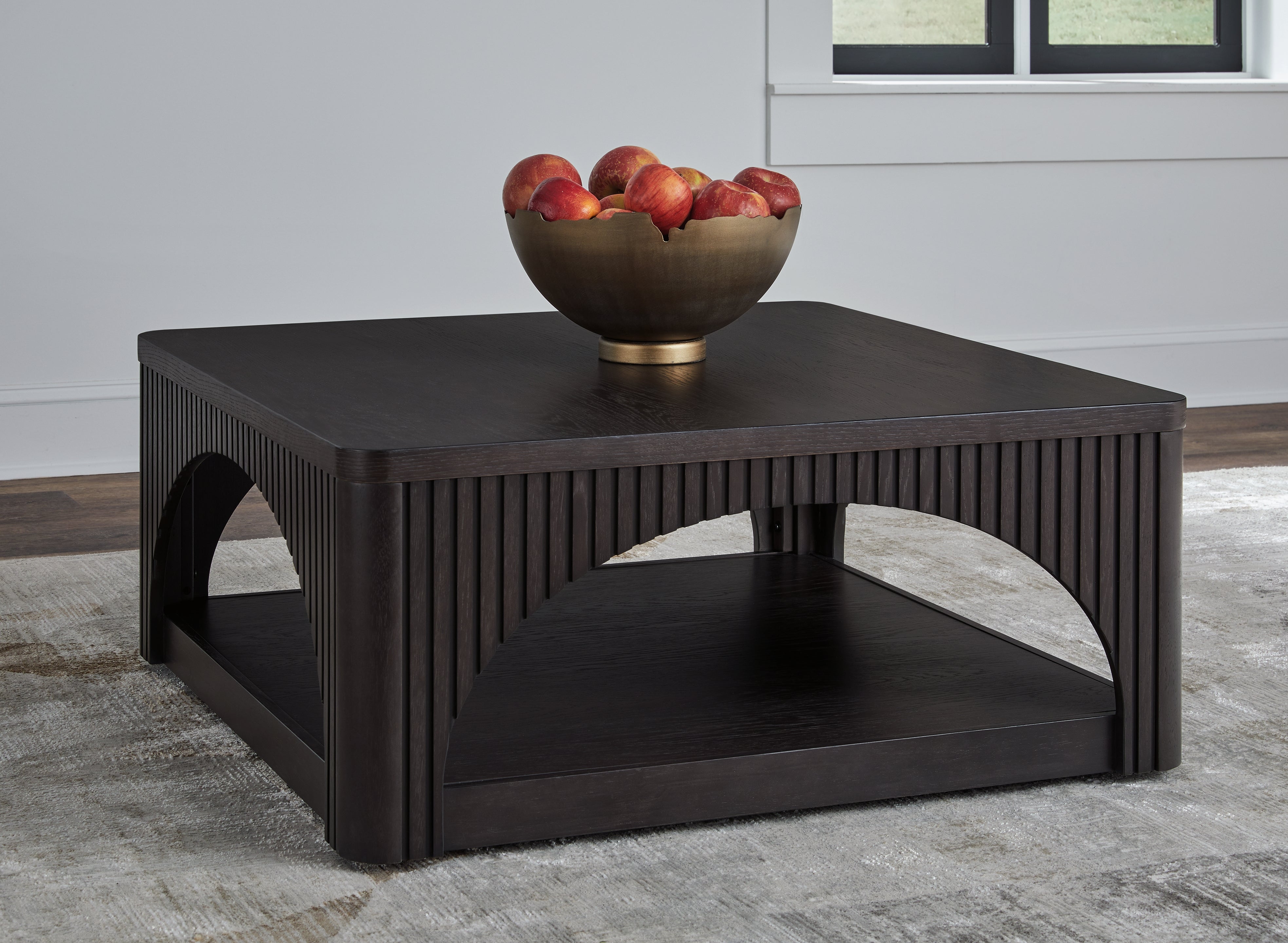 Hoover Furniture Outlet - Ashley Furniture - Yellink Coffee Table - Square Cocktail Table - T760-8