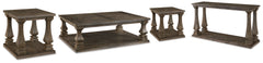 Hoover Furniture Outlet - Ashley Furniture - Johnelle Coffee Table, 2 End Tables and Sofa Table - Coffee Table, 2 End Tables and Sofa Table - T776T2