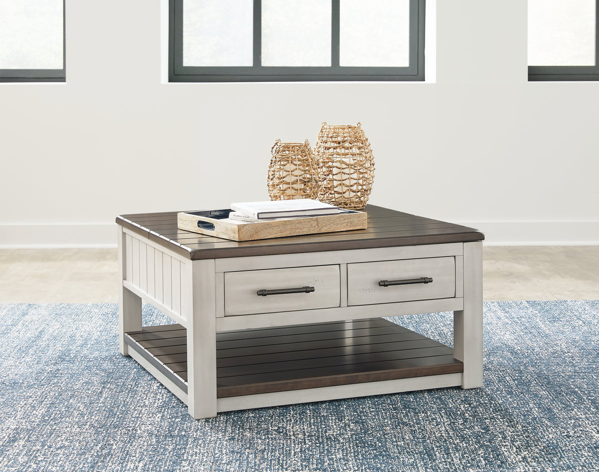 Hoover Furniture Outlet - Ashley Furniture - Darborn Lift-Top Coffee Table - Lift Top Cocktail Table - T796-00