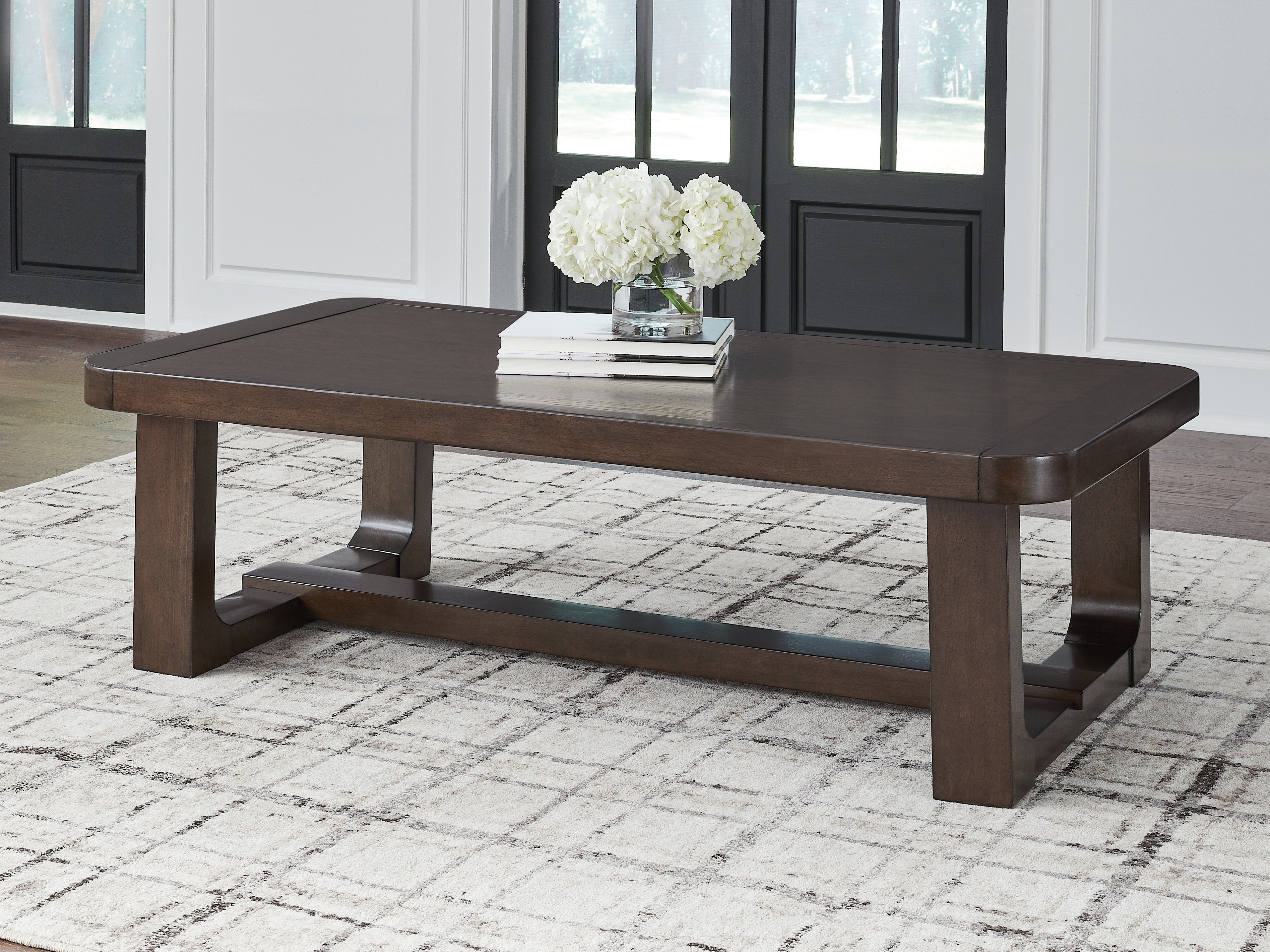Hoover Furniture Outlet - Ashley Furniture - Breckington Coffee Table - Rectangular Cocktail Table - T856-1