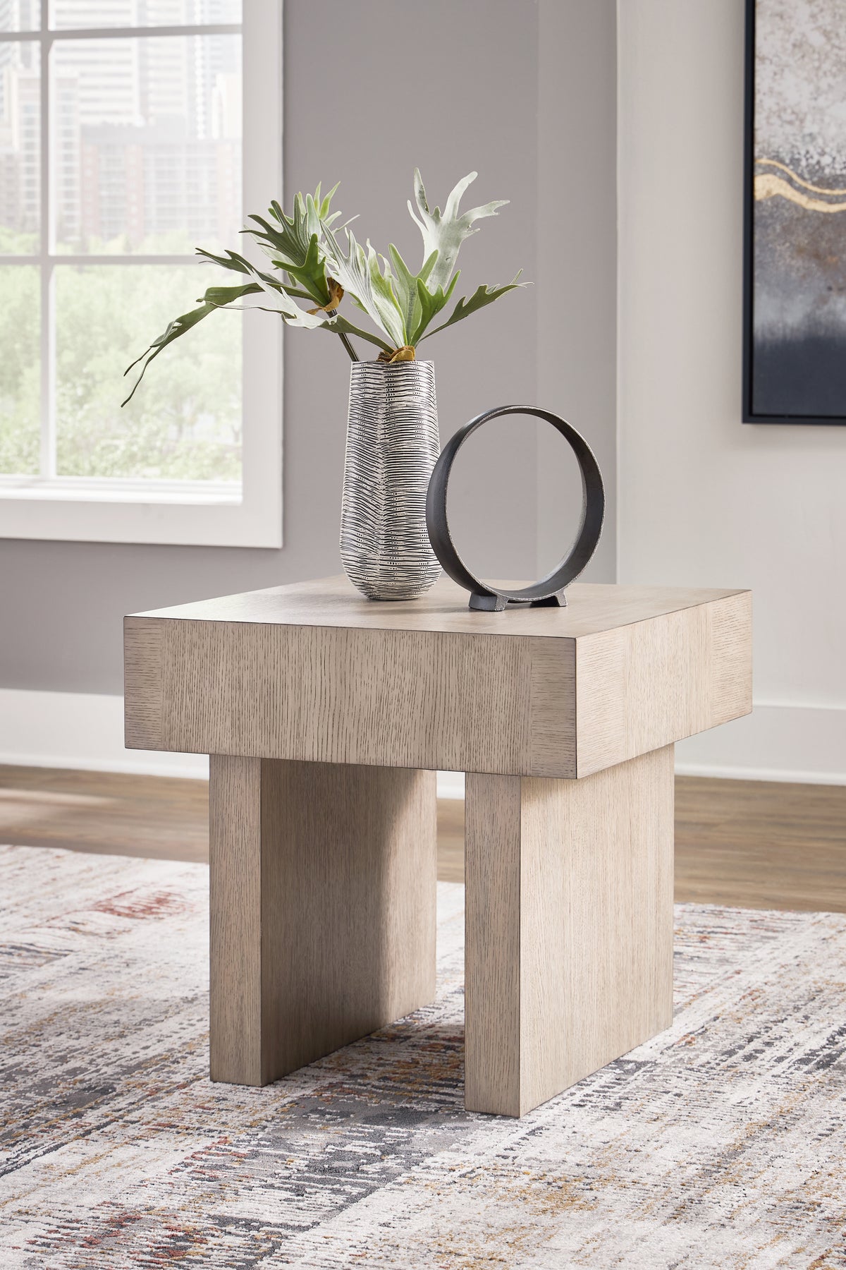 Hoover Furniture Outlet - Ashley Furniture - Jorlaina End Table - Square End Table - T922-2