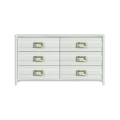 Tobias 6-Drawer Dresser in White