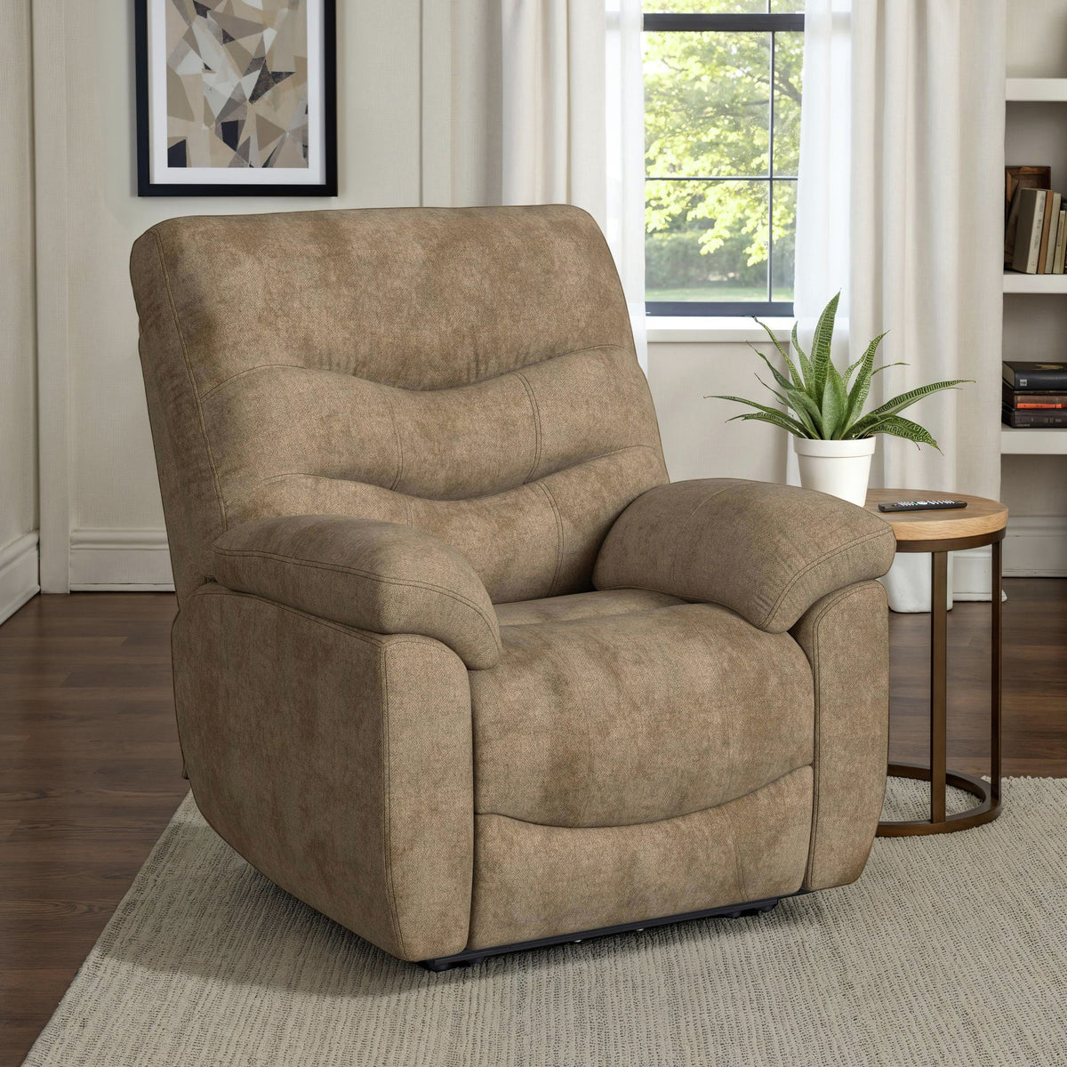 Trifecta P3 Recliner W/Heat Massage, zero gravity, memory foam in Sefi Puppy – SKU U-17960-11722-105PPP | Elements