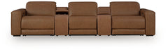 Magic Man 5-Piece Power Reclining Sectional with Console