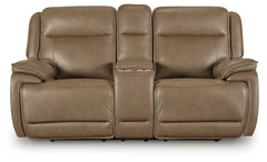 Glencroft Power Reclining Loveseat with Console