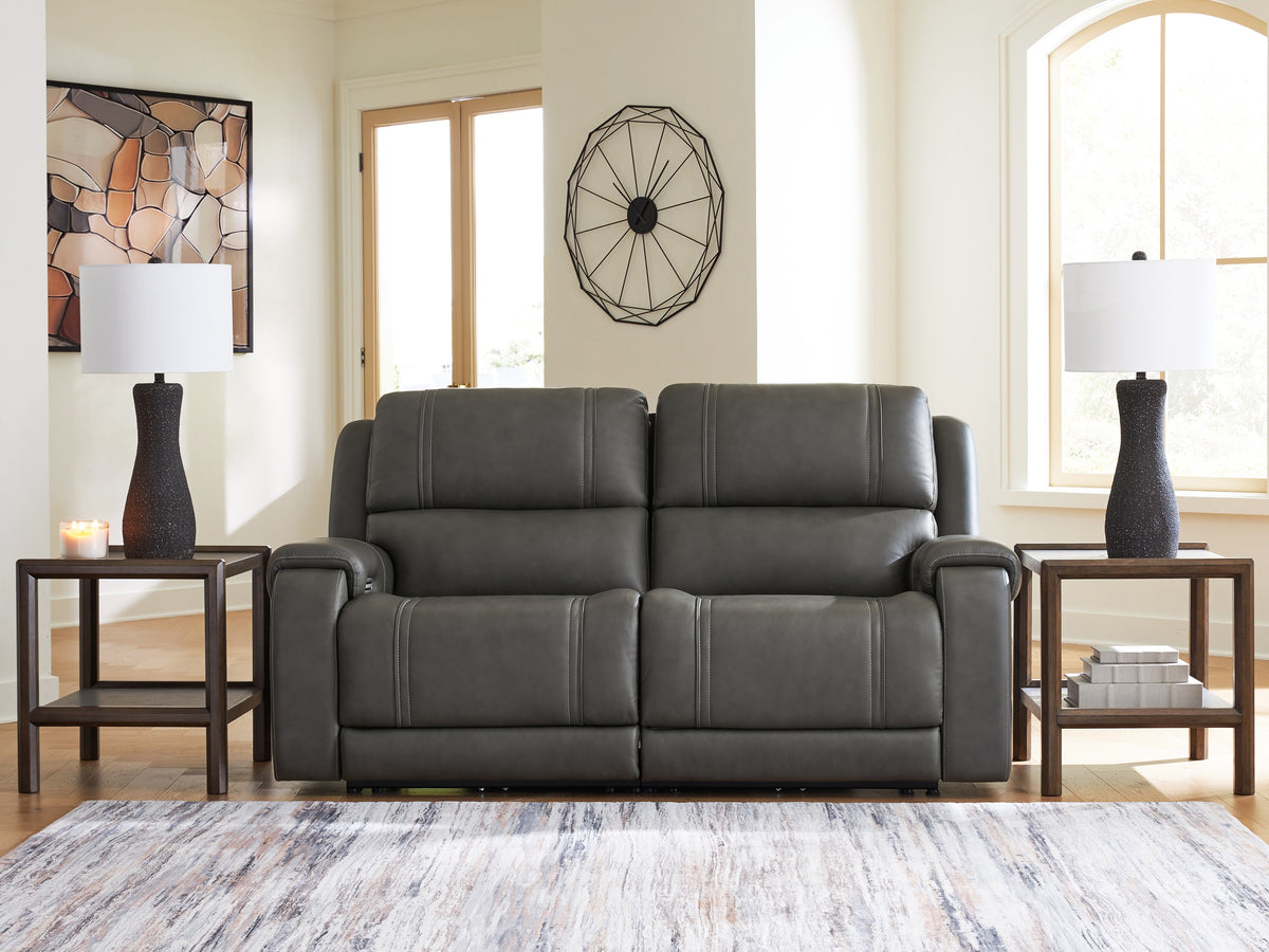Hoover Furniture Outlet - Ashley Furniture - 5Z - Pittson 2-Piece Power Reclining Sectional Loveseat - 2-Piece Power Reclining Sectional Loveseat - PCU12600S1