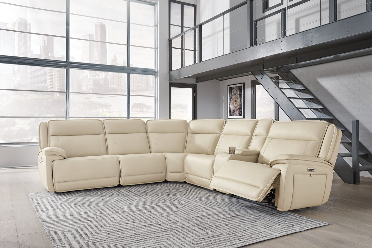 Hoover Furniture Outlet - Ashley Furniture - Double Deal 6-Piece Power Reclining Sectional - 6-Piece Power Reclining Sectional - U13001S1