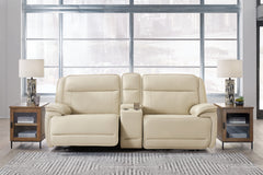 Hoover Furniture Outlet - Ashley Furniture - Double Deal 3-Piece Power Reclining Loveseat Sectional with Console - 3-Piece Power Reclining Loveseat Sectional with Console - U13001S4