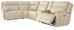 Hoover Furniture Outlet - Ashley Furniture - Double Deal 5-Piece Reclining Sectional with Console - 5-Piece Reclining Sectional with Console - U13001S8