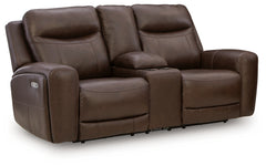 Gravier Power Reclining Loveseat with Console
