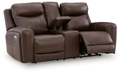 Gravier Power Reclining Loveseat with Console