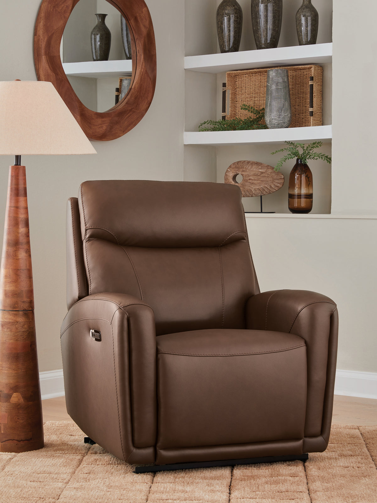 Hoover Furniture Outlet - Ashley Furniture - Pincara Power AutoGlide Recliner - PWR AutoGlide REC/ADJ Headrest - PCU1380242