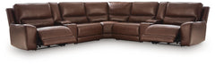 Hoover Furniture Outlet - Ashley Furniture - DeepWakes 7-Piece Reclining Sectional with Storage Consoles - 7-Piece Reclining Sectional with Storage Consoles - PCU62607S34