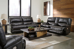 Hoover Furniture Outlet - Ashley Furniture - Mountainous Power Reclining Sofa, Loveseat and Recliner - Power Reclining Sofa, Loveseat and Recliner - U65801U2