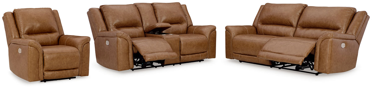 Hoover Furniture Outlet - Ashley Furniture - Trasimeno Power Reclining Sofa, Loveseat and Recliner - Power Reclining Sofa, Loveseat and Recliner - U82815U2