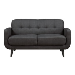Hadley 4480 KD Love Seat Heirloom Charcoal w/No Pillows