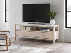 Hoover Furniture Outlet - Ashley Furniture - Cadmori 72" TV Stand - 72" / Two-tone - W2615-68