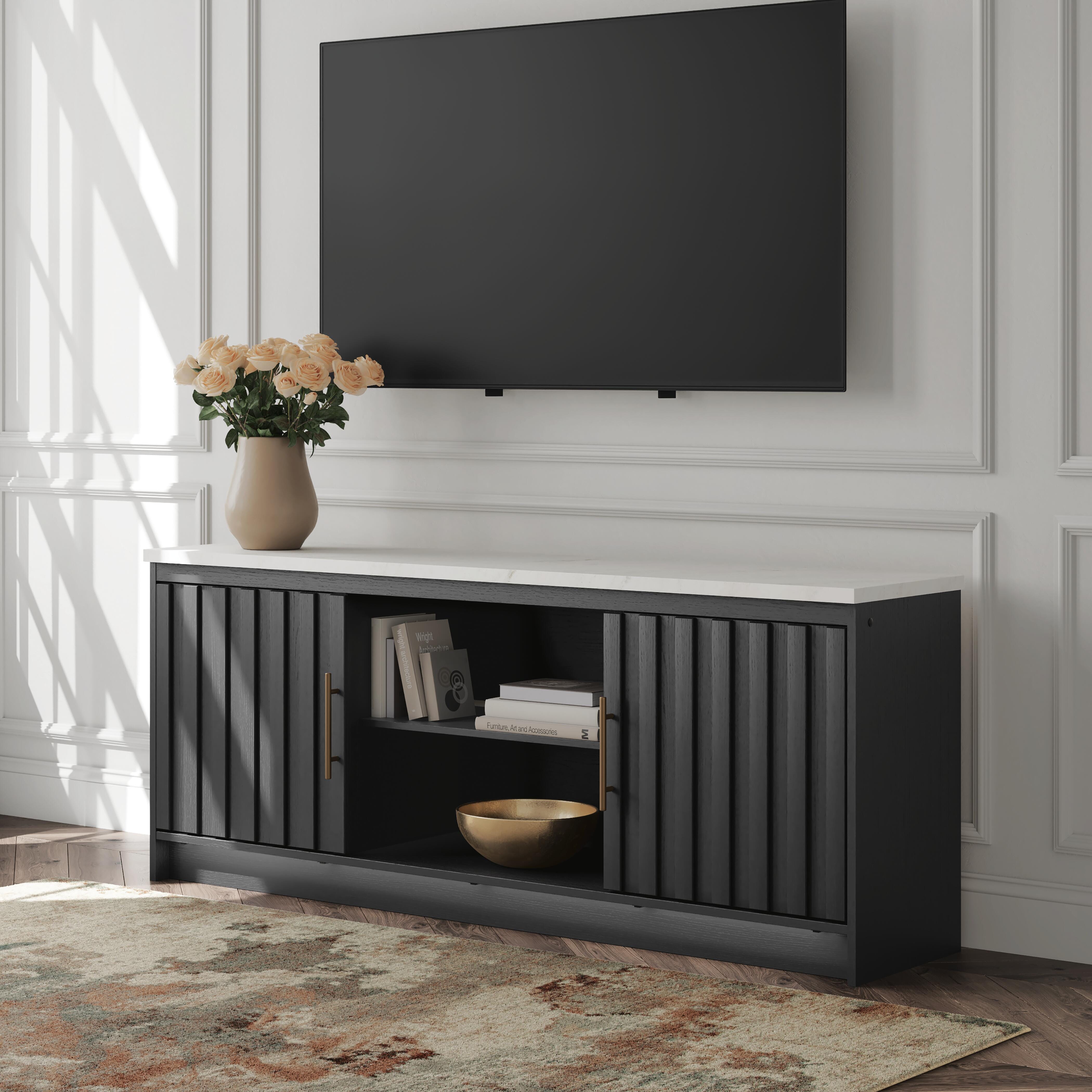 Hoover Furniture Outlet - Ashley Furniture - Cadmori 63" TV Stand - 63" - W2616-468