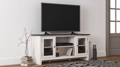 Hoover Furniture Outlet - Ashley Furniture - Dorrinson 60" TV Stand - 60" / Two-tone - W287-68