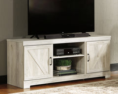 Hoover Furniture Outlet - Ashley Furniture - Bellaby 63" TV Stand - 63" / Whitewash - W331-68