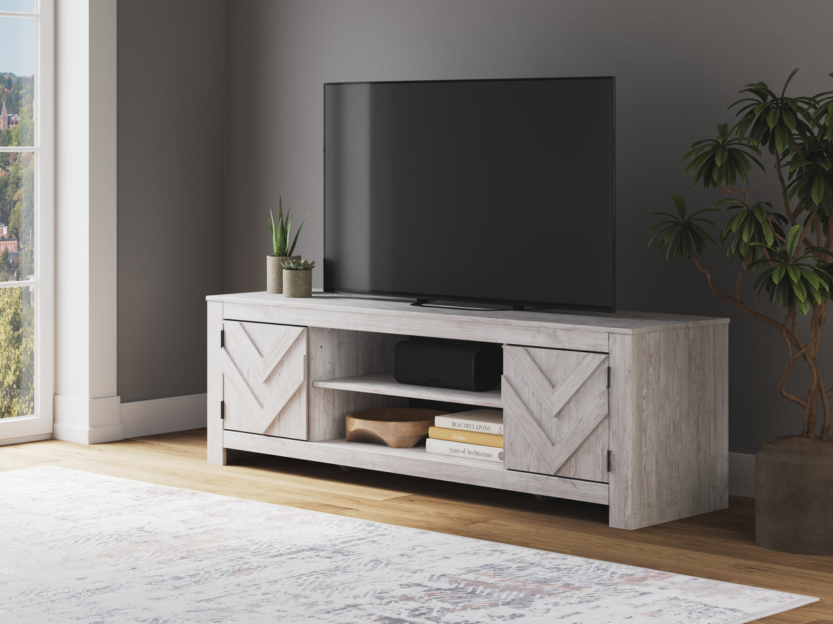 Hoover Furniture Outlet - Ashley Furniture - Cayboni 71" TV Stand - 71" - W3788-68
