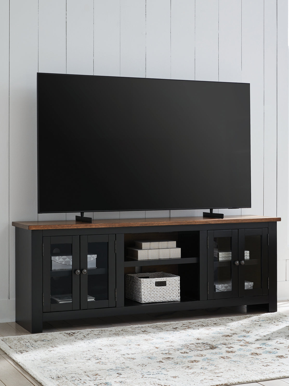 Hoover Furniture Outlet - Ashley Furniture - Wildenauer 76" TV Stand - 76" - W664-68