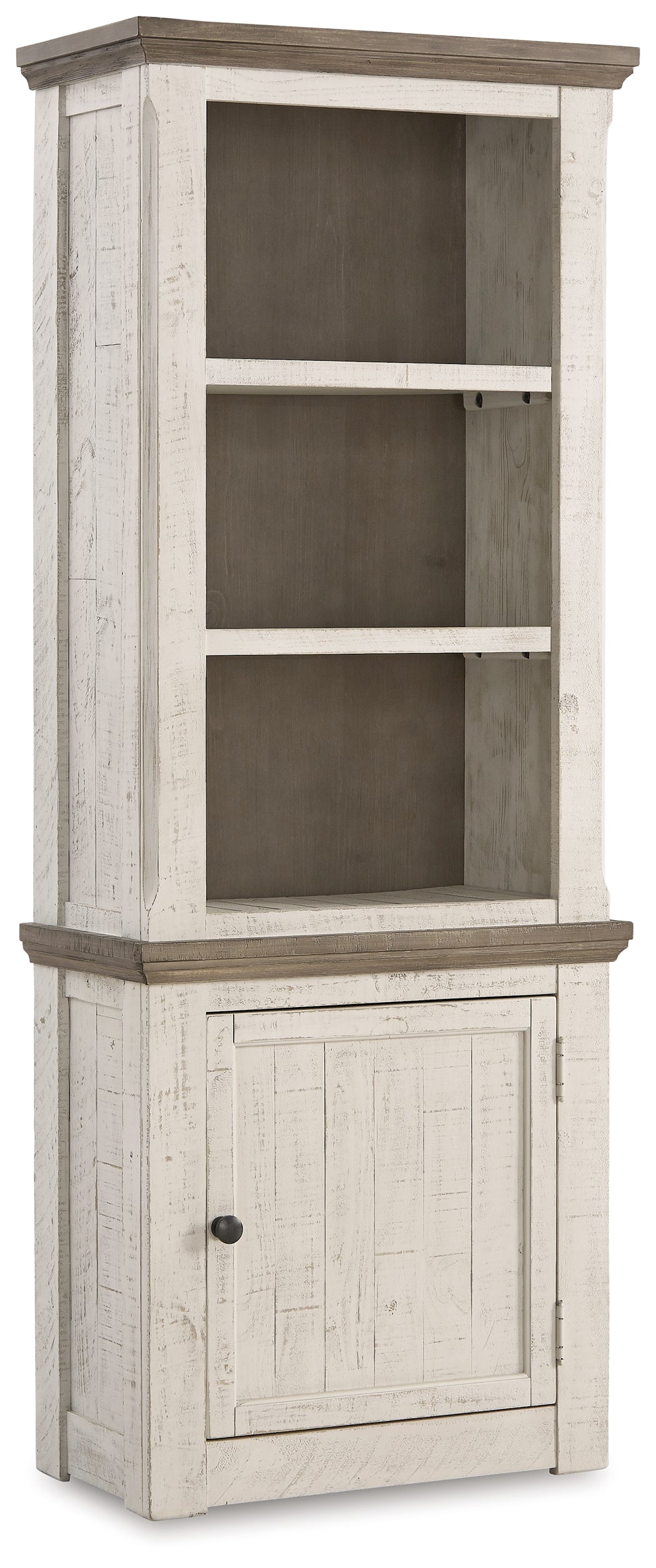 Hoover Furniture Outlet - Ashley Furniture - Havalance Right Pier Cabinet - Right Pier Cabinet / Two-tone - W814-34