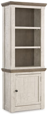 Hoover Furniture Outlet - Ashley Furniture - Havalance Right Pier Cabinet - Right Pier Cabinet / Two-tone - W814-34