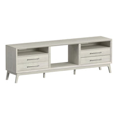 Westland 82" TV Console without Fireplace Insert in Almond