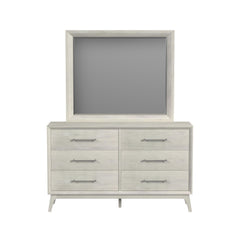 Westland Dresser and Mirror Set in Almond